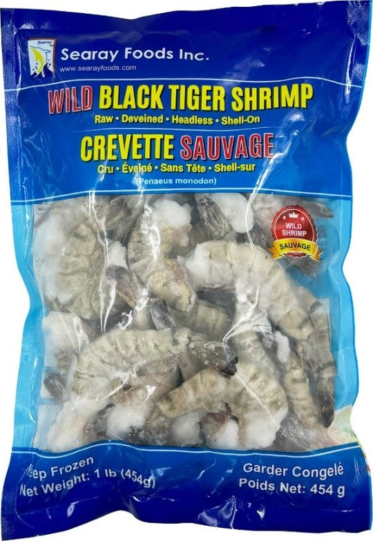 13/15 BLACK TIGER SHRIMP EZP LP 454G 去頭老虎蝦