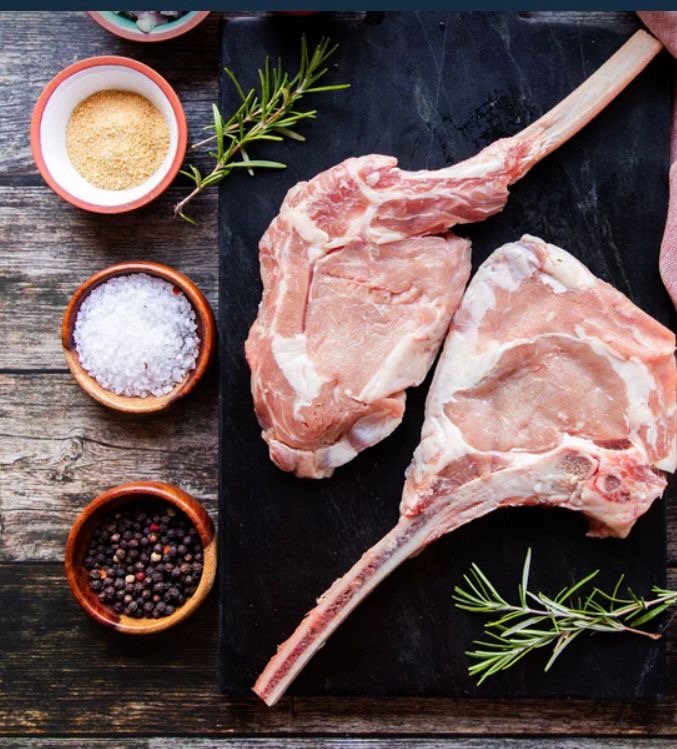 CANADIAN AAA VEAL CHOP 8oz/PK