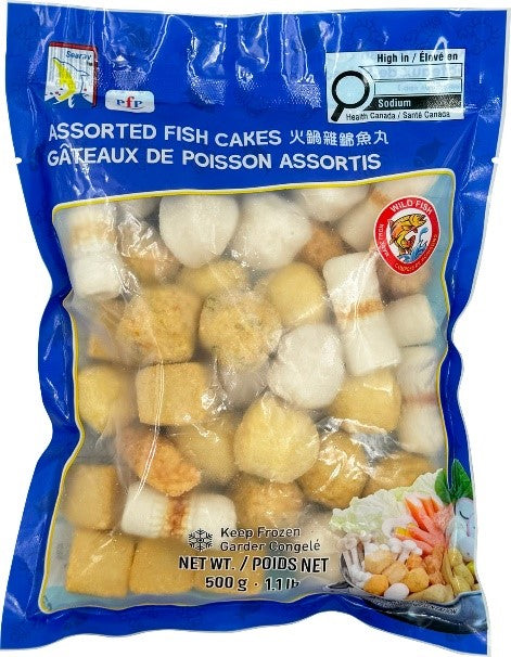 ASSORTED FISH CAKES LP 500G 火煱什錦