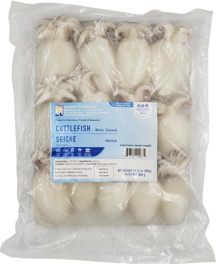 BABY CUTTLEFISH VP CLEANED 400G 墨魚仔