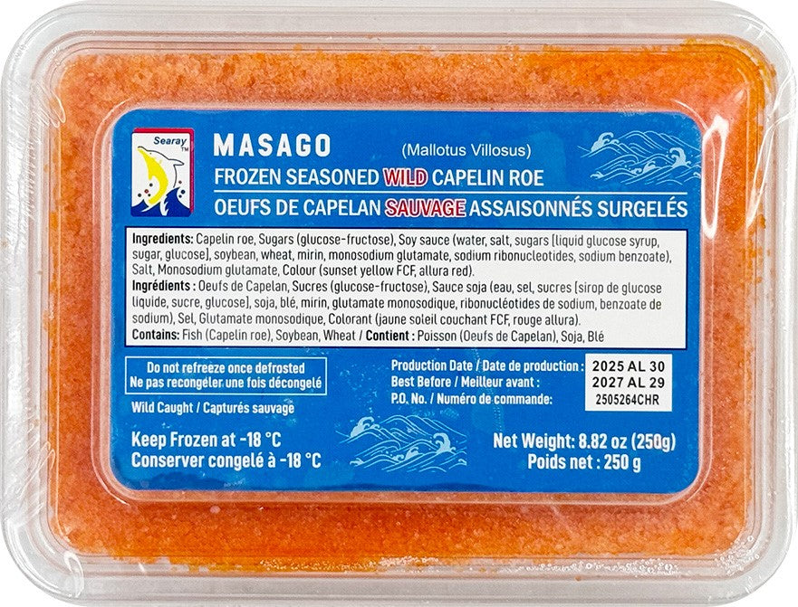 MASSAGO SEASONED CAPELIN ROE 250G 蟹籽